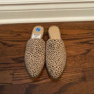 New leopard mules
